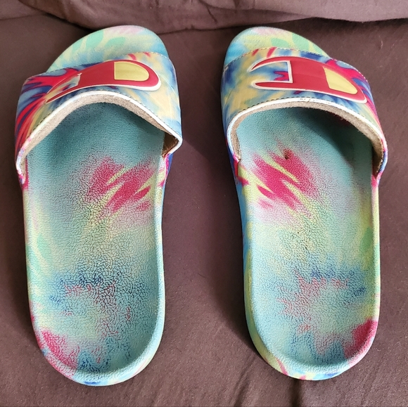*2-for-$10* Champion tie dye slides - Picture 4 of 4